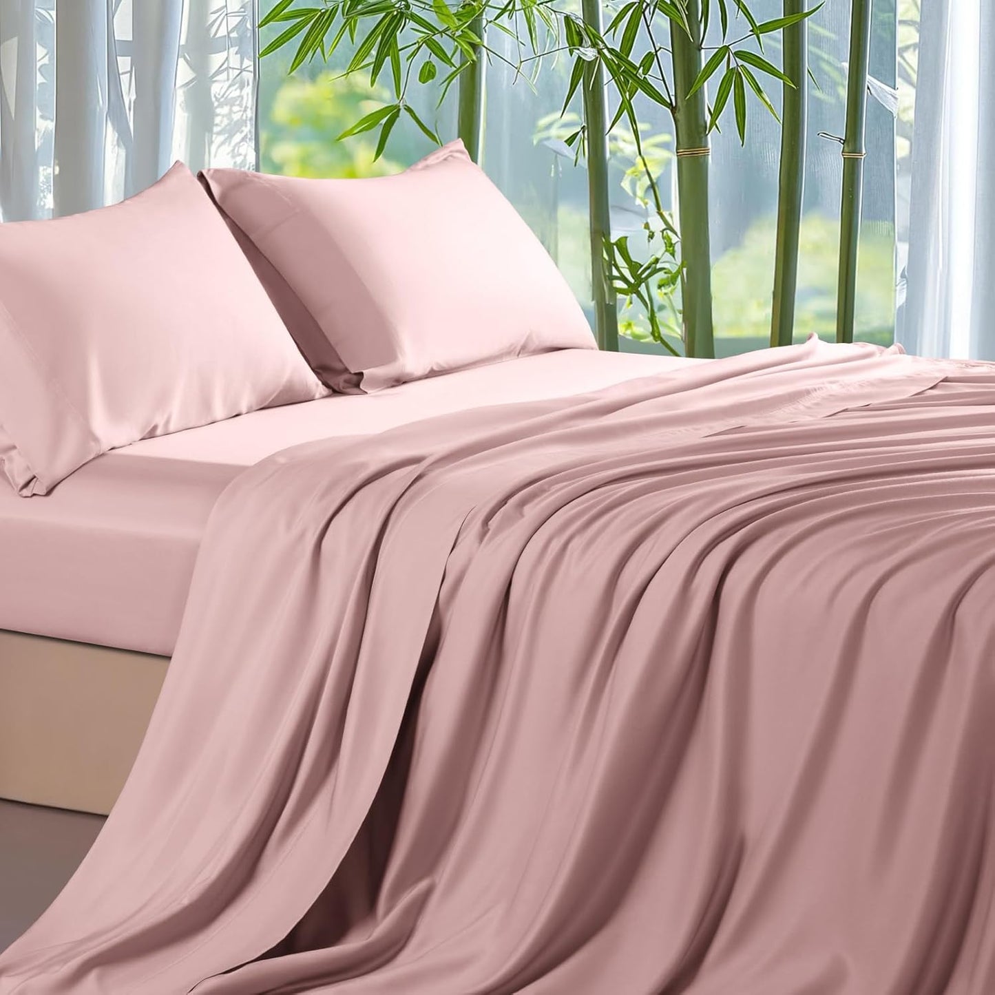 Ultra Cooling Bamboo Sheets King Size - Silky Soft Comfort