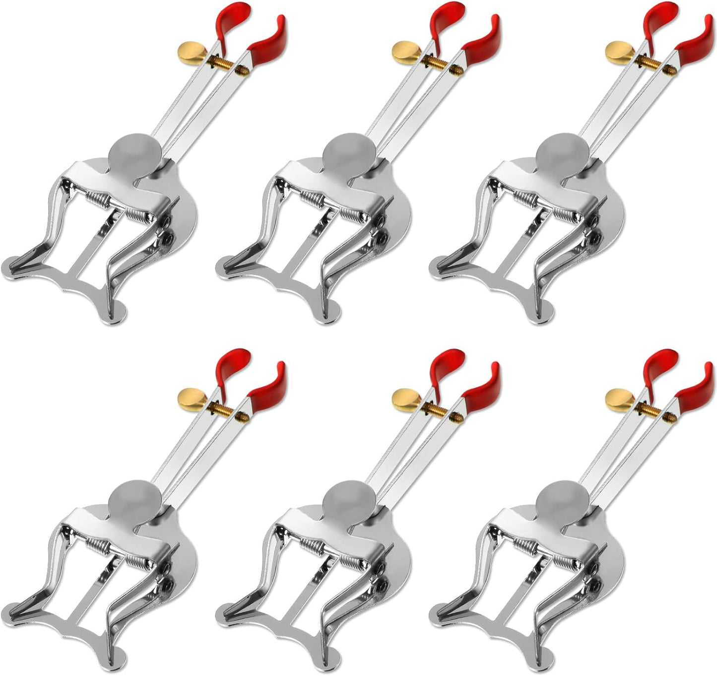 6 Pcs Trumpet Lyre Music Holder for Marching Band Instruments