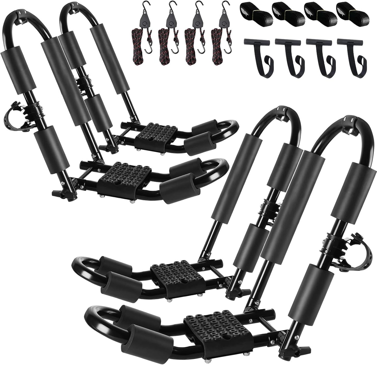 FORWODE Premium Kayak Roof Rack for SUVs and Trucks - Heavy Duty