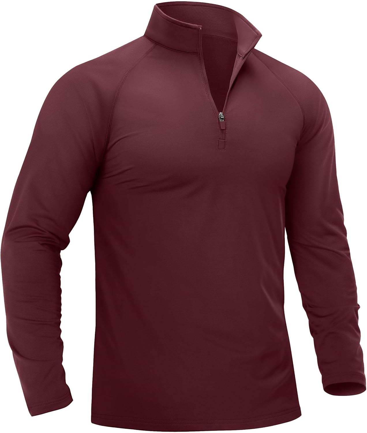 TACVASEN Men's Fleece Lined Quarter Zip Shirt - Warmth & Style