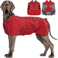 MIGOHI Dog Jacket 3XL - Waterproof Reflective Fleece Coat for Large