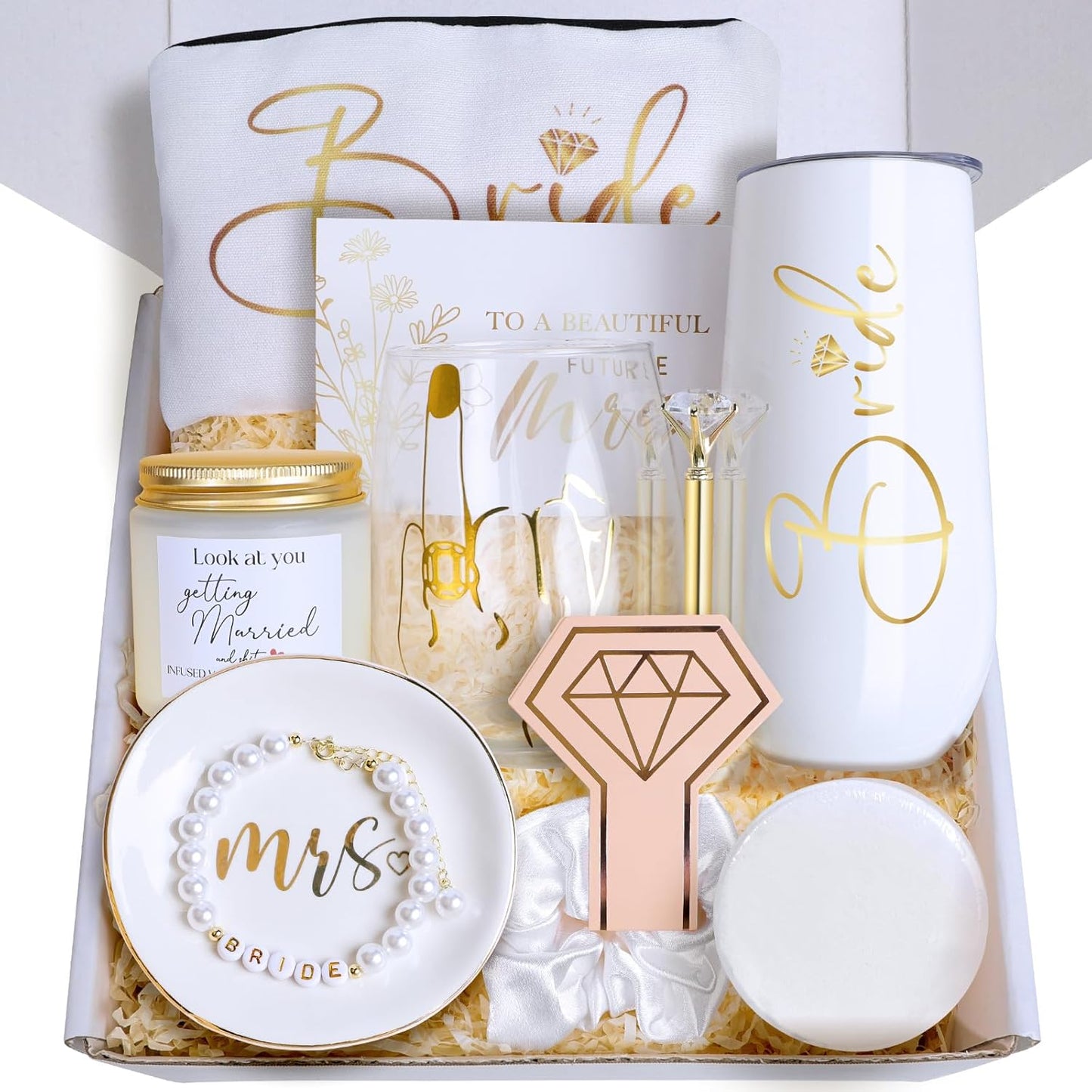 Bride To Be Gifts Box for Bridal Shower and Bachelorette Parties