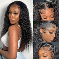 22 Inch 13x6 Deep Wave Lace Front Wig Human Hair - Natural Look