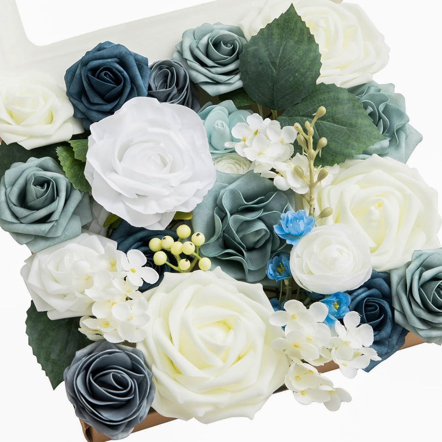 Ling's Moment Fake Flowers Box for Wedding Decor Centerpieces