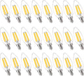 FLSNT 100W Equivalent Candelabra LED Bulbs 5000K Daylight - Bright