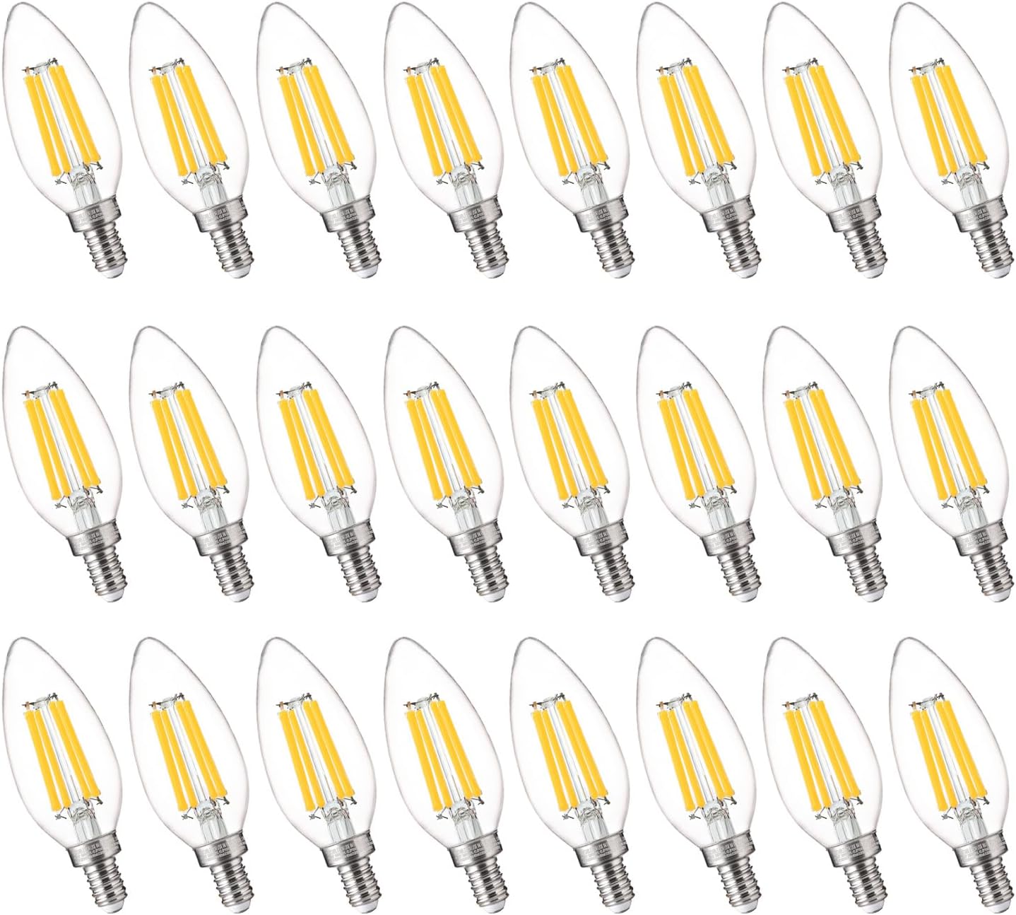 Dimmable Candelabra LED Bulbs 5000K Daylight for Home Use