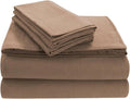 Triple Brushed Cotton Flannel Sheets Set Queen - Extra Deep Pocket