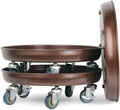 2 Pack Plant Caddy 14 Inches Heavy Duty Plant Stand - Lockable Wheels