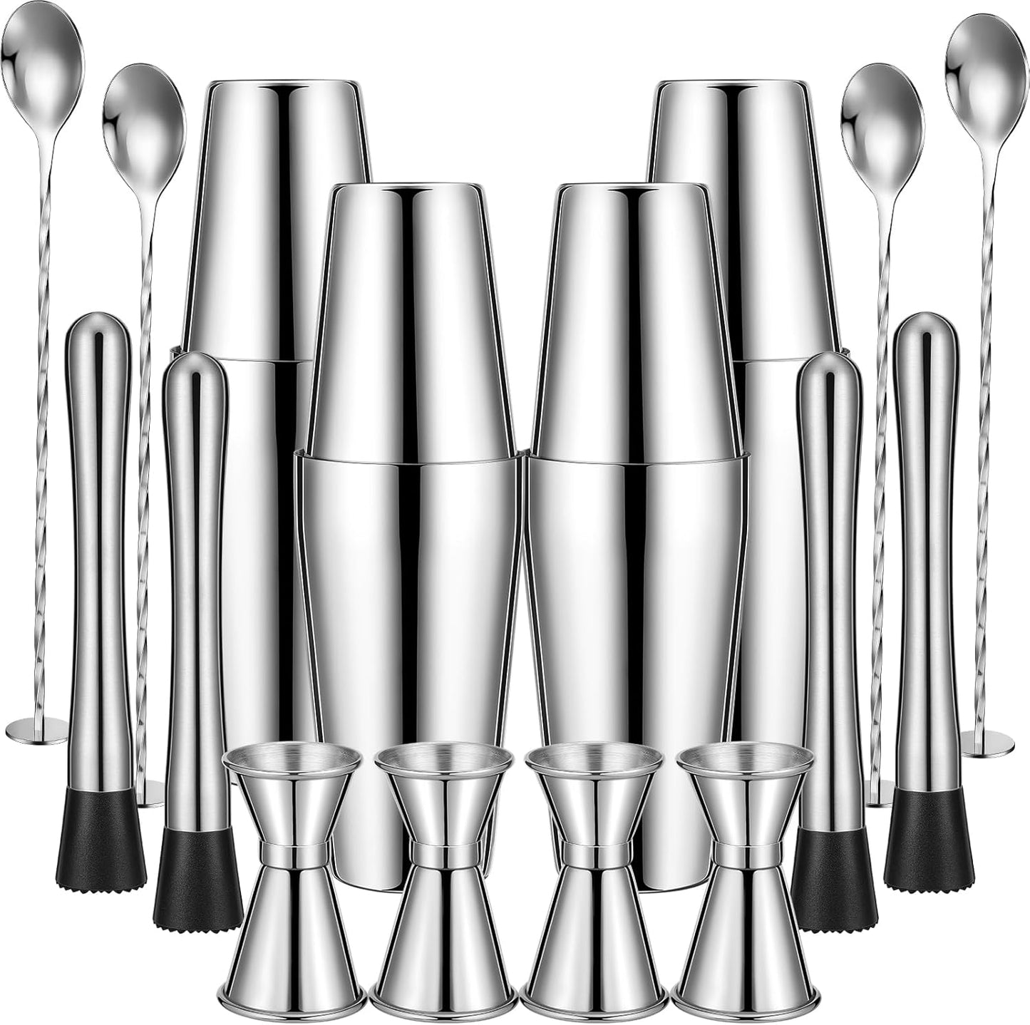 Ultimate Cocktail Shaker Set for Home Bartenders - Tessco