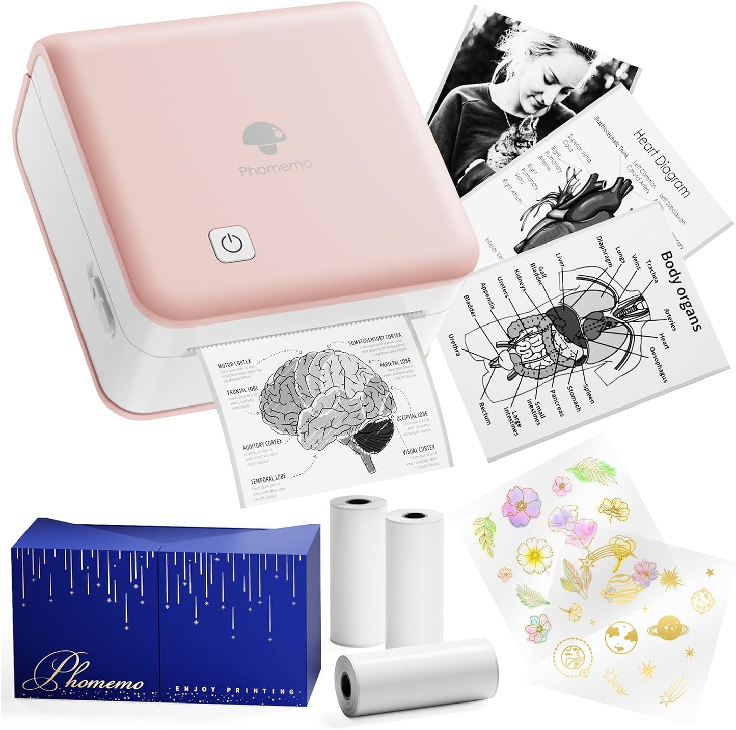 Phomemo Print Pods: Portable Bluetooth Sticker Printer