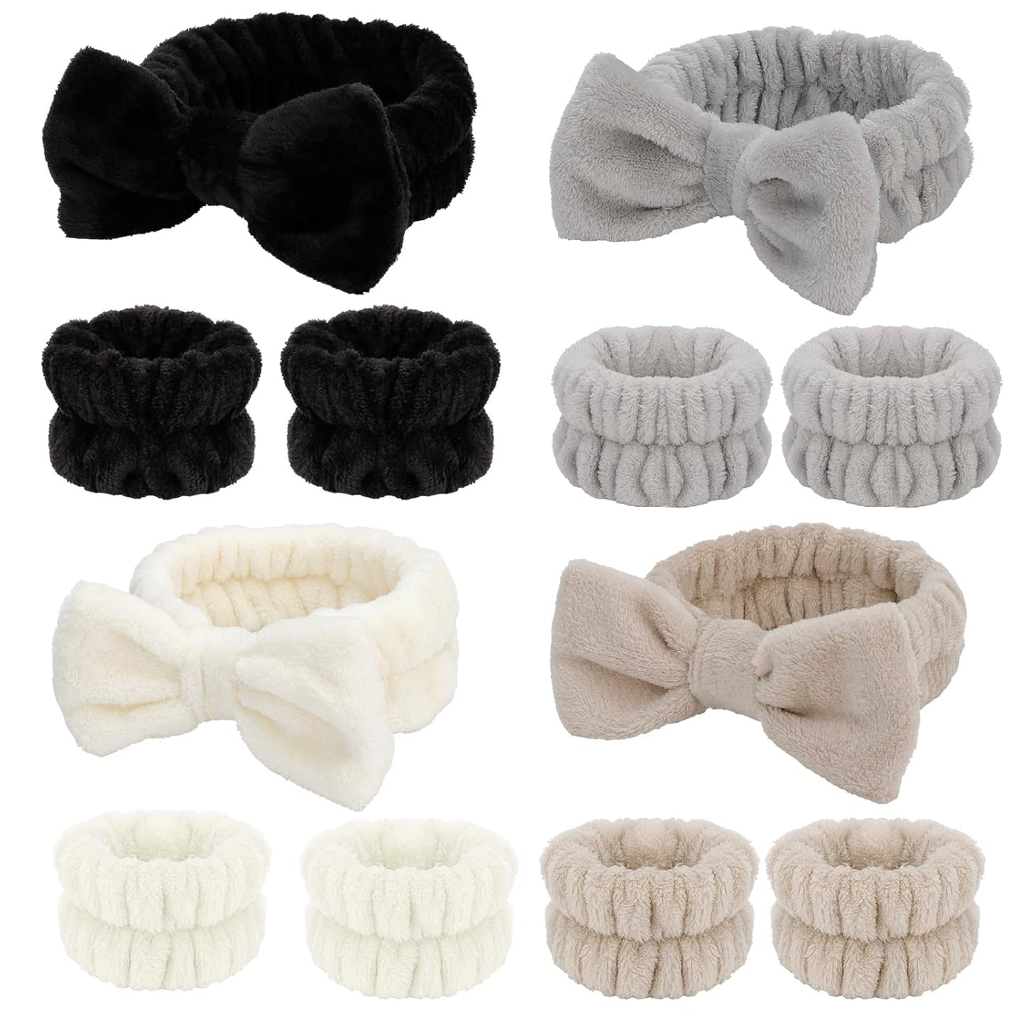 Soft Microfiber Spa Headband Set - Chanaco