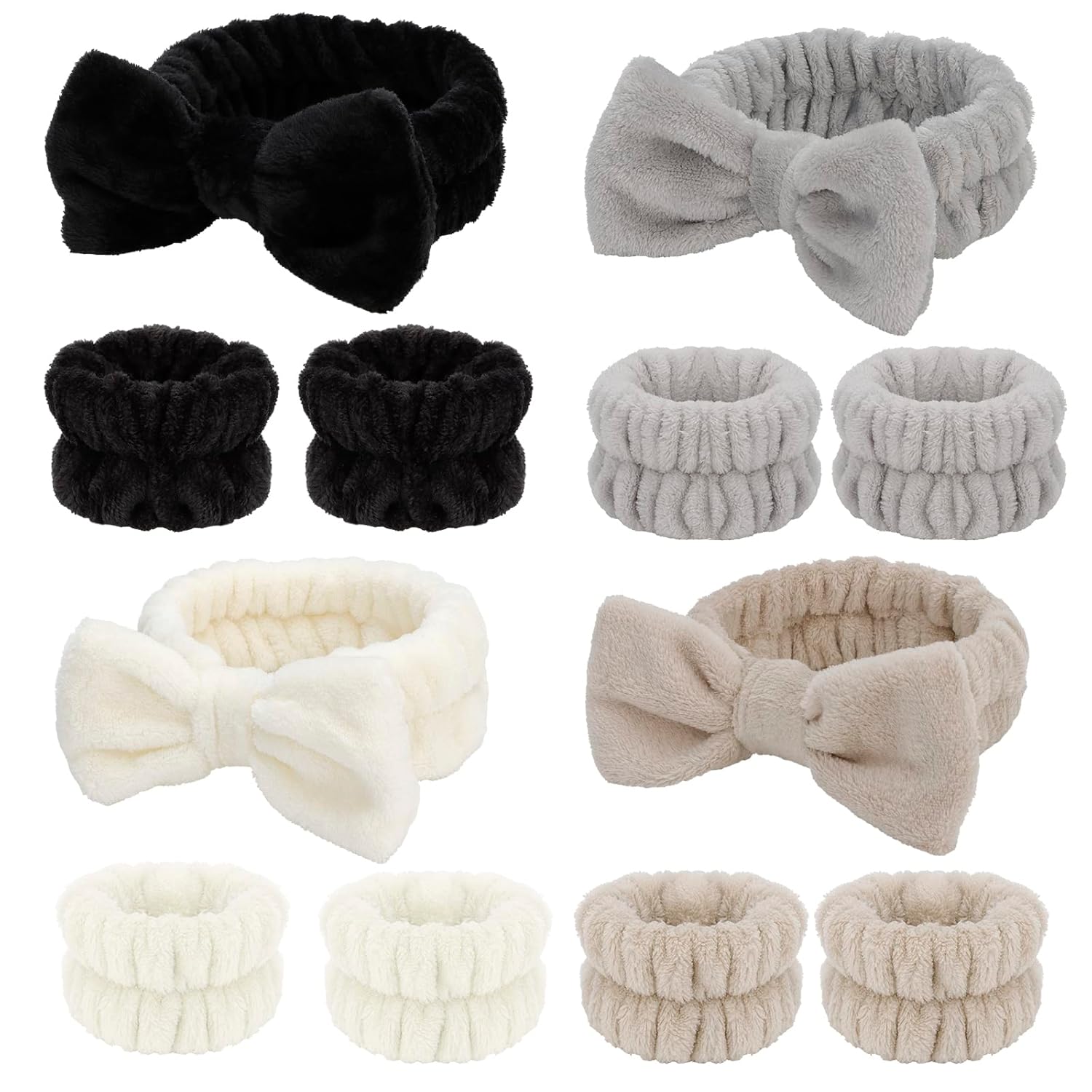 Soft Microfiber Spa Headband Set - Chanaco