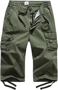 FOURSTEEDS Women's Mid Rise Cargo Capris - Lightweight Hiking Capris