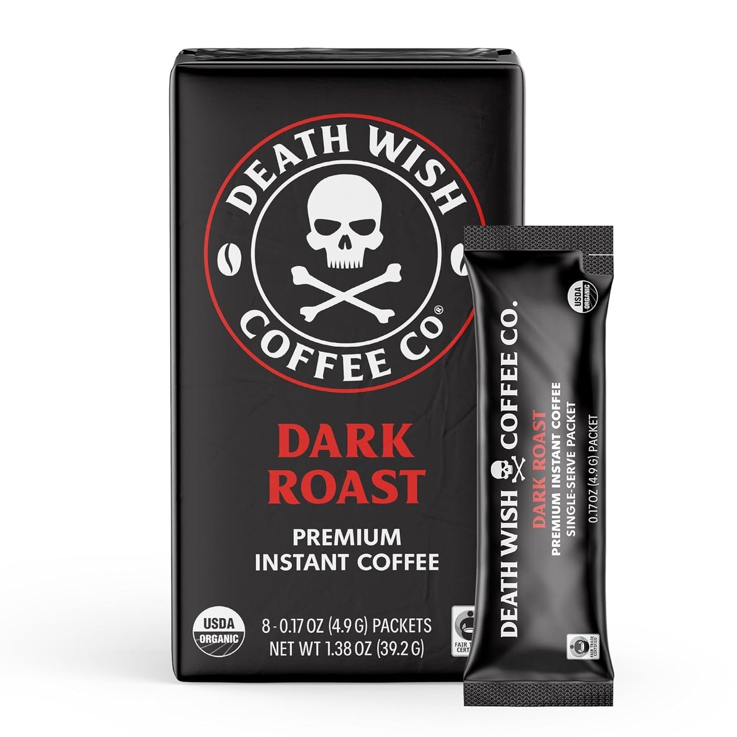 Death Wish Instant Dark Roast: Bold & Organic