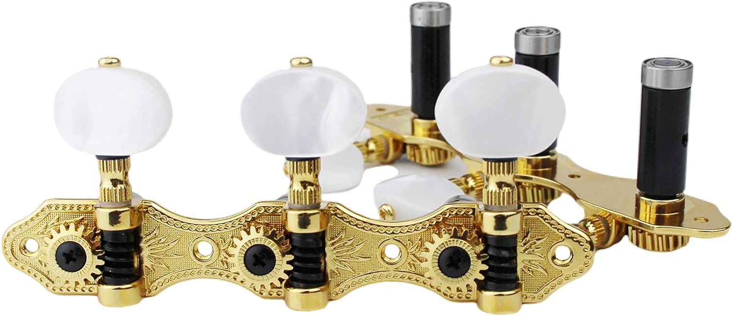 Guyker 1:18 Ratio Open Frame Guitar Tuners - Precise Tuning for Classic Sound