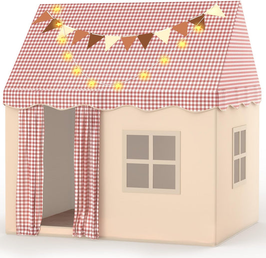 EagleStone Kids Princess Tent: Cozy Bed with Lights