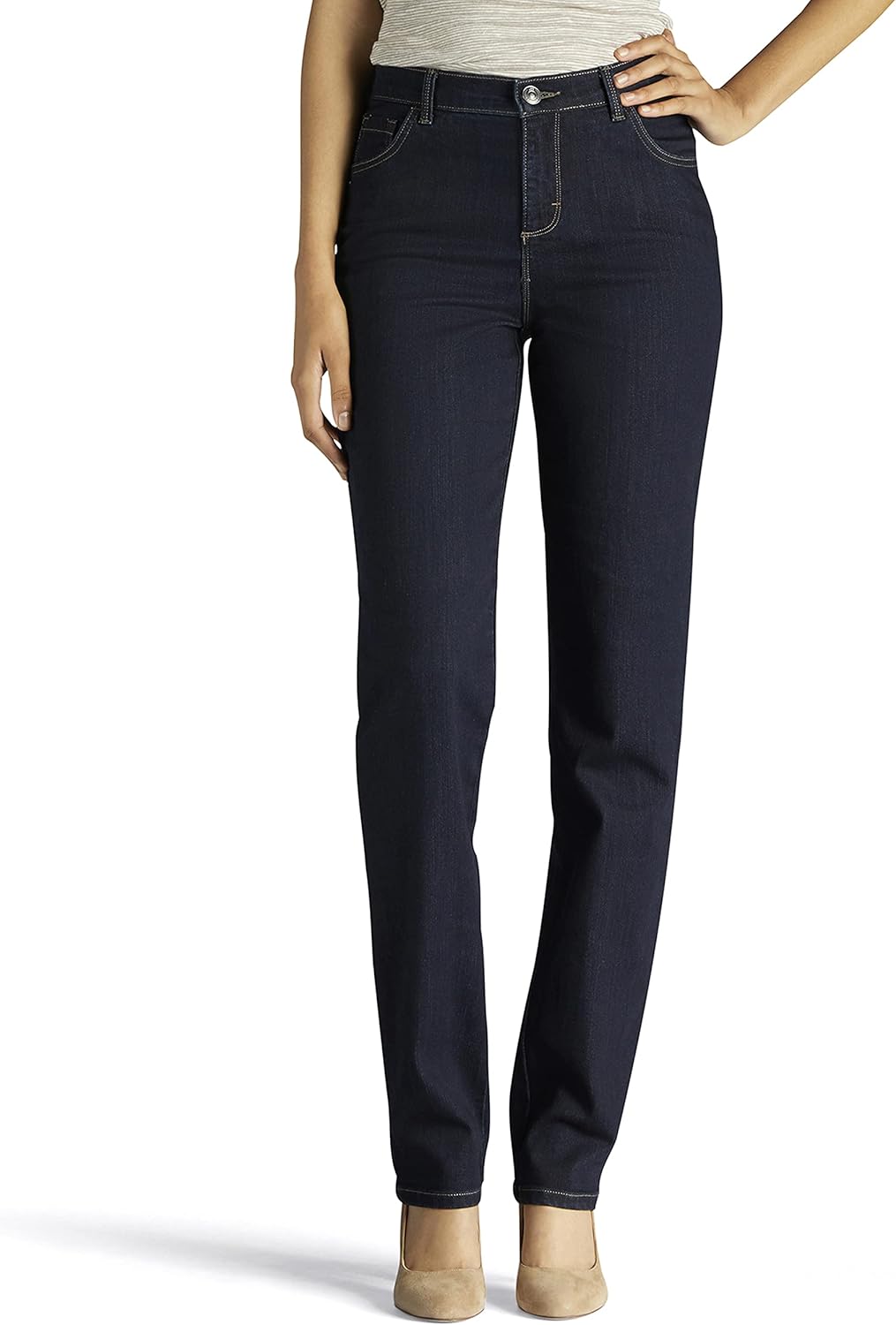 Lee Women's Instantly Slims Classic Relaxed Fit Monroe Jeans