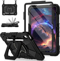 Case for iPad 11in A16 / 10.9in 10th Gen Black - 360 Rotating Stand