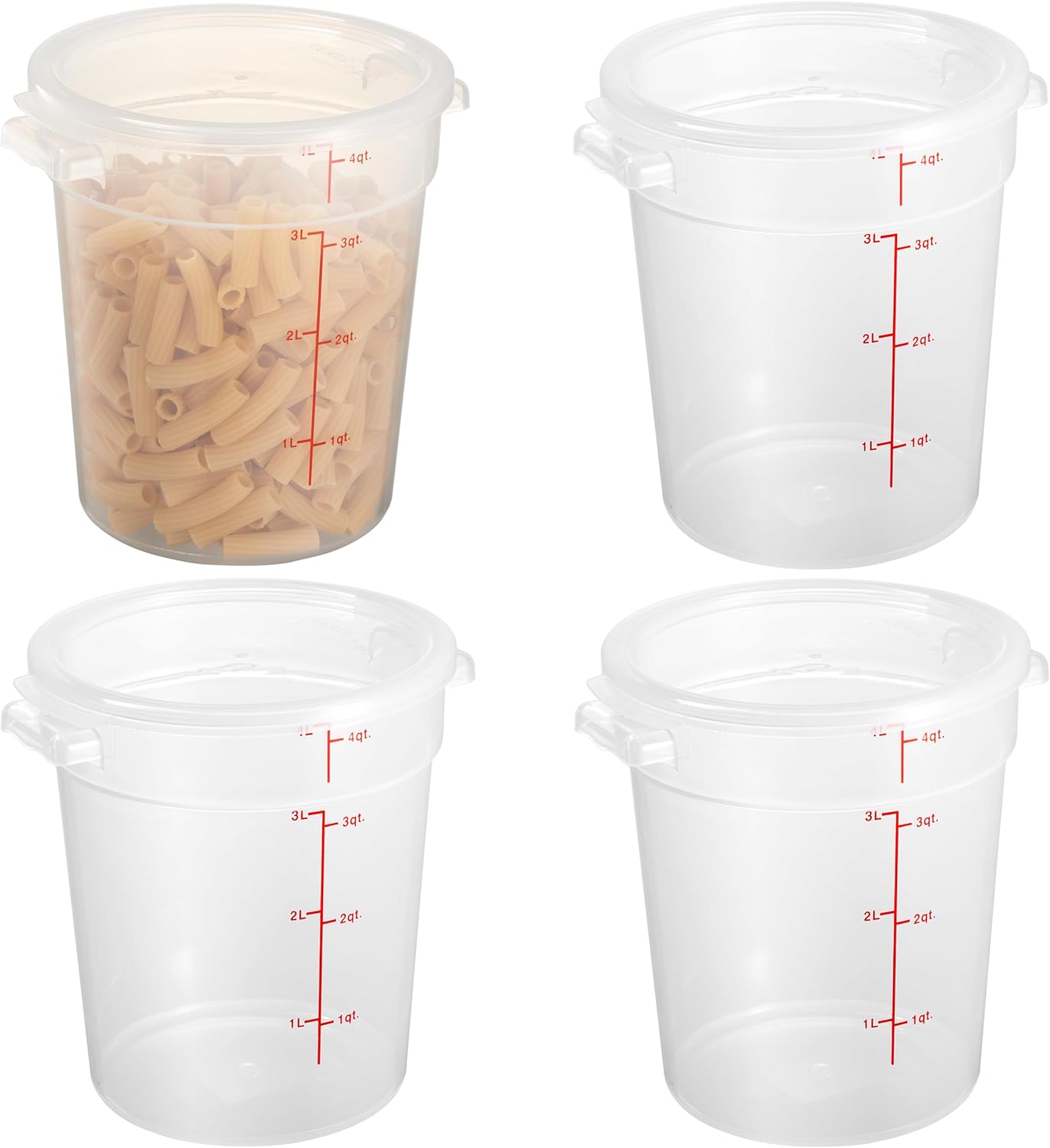CURTA 4 Quart Translucent Round Food Storage Container Review