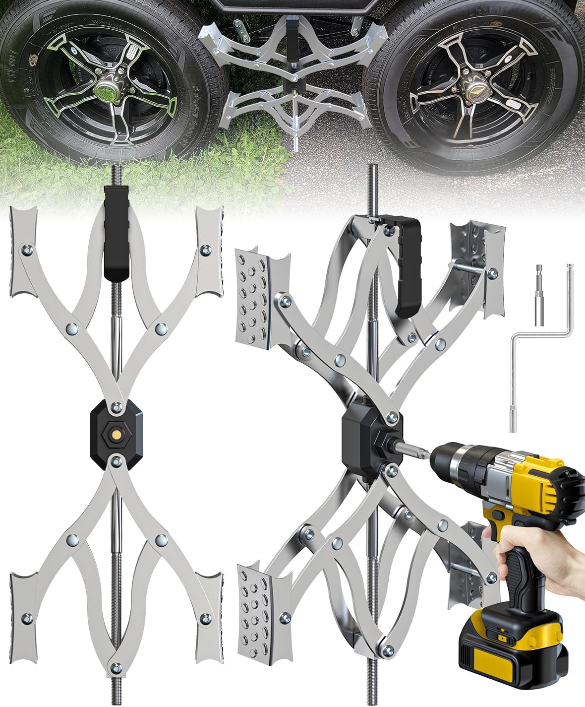 X Chocks XL Wheel Stabilizer for Travel Trailers and RVs
