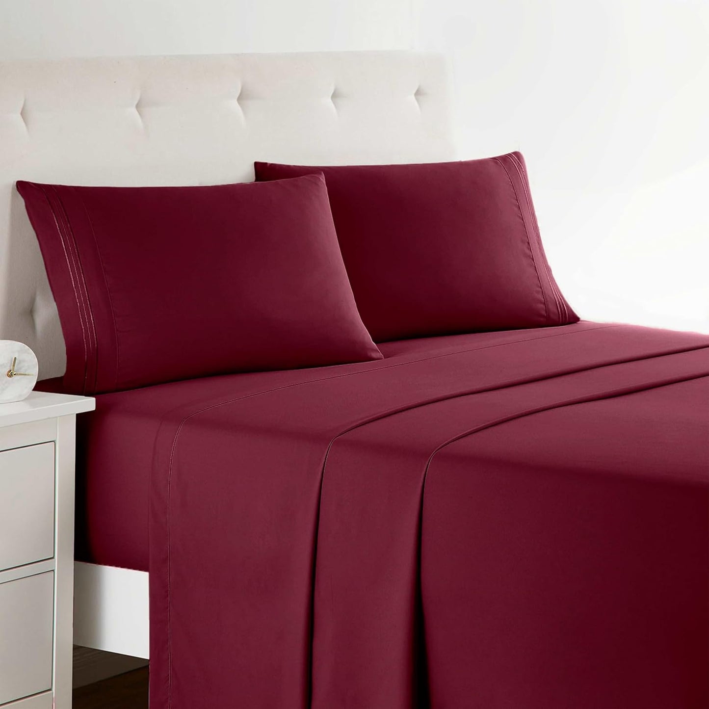 Clara Clark Bed Sheets Set - Luxury Soft Deep Pocket Bedding