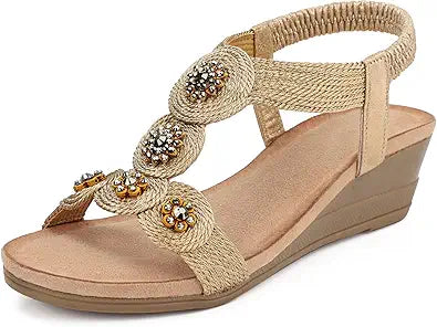 SHIBEVER Wedge Sandals for Women - Stylish Summer Footwear
