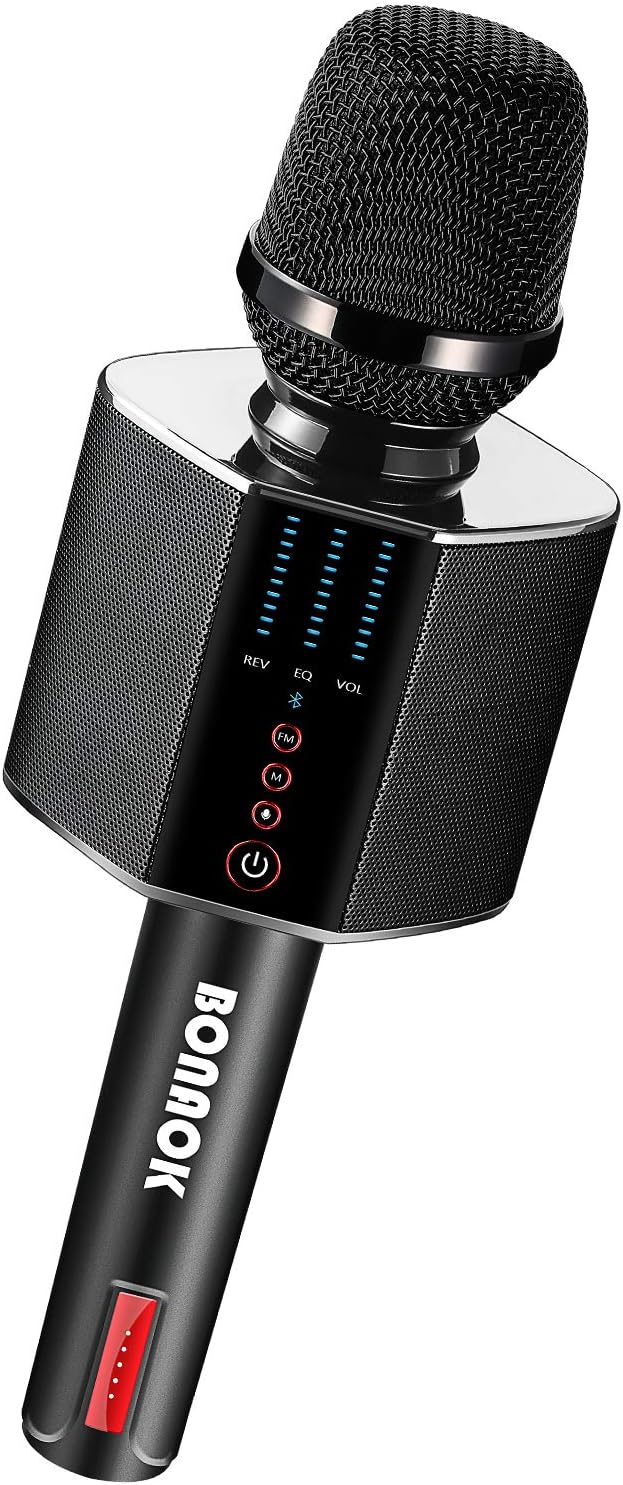 BONAOK Wireless Karaoke Mic - Ultimate Party Fun!