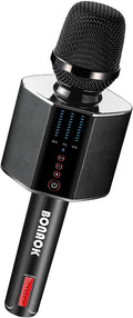 BONAOK Karaoke Microphone G50 - Portable Wireless Bluetooth Mic