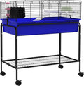 PawHut Two-Story Small Animal Cage Removable from Stand - Versatile