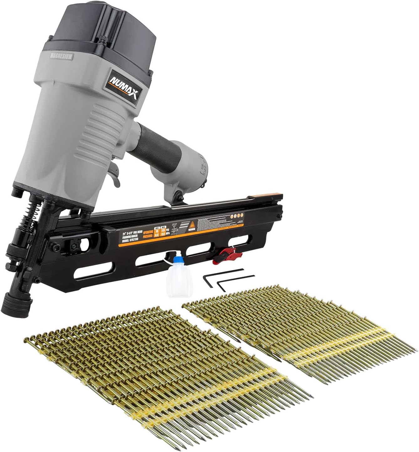 NuMax SFR2190WN Pneumatic 21 Degree Framing Nailer Review