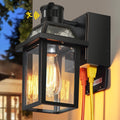 Dusk to Dawn Outdoor Lights with GFCI Outlet for Enhanced Safety