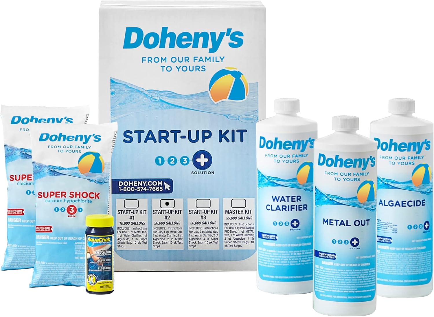 Doheny's Ultimate Pool Opening Start-Up Kit for Clean Pools