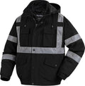 Pursky Men's High Visibility Jacket Reflective Winter Safety Jacket