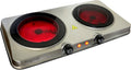 MegaChef Portable Dual Infrared Cooktop - Compact Dual Burner