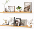 Heimlove Picture Ledge Shelf Set of 2 36 in - Sturdy Floating Display
