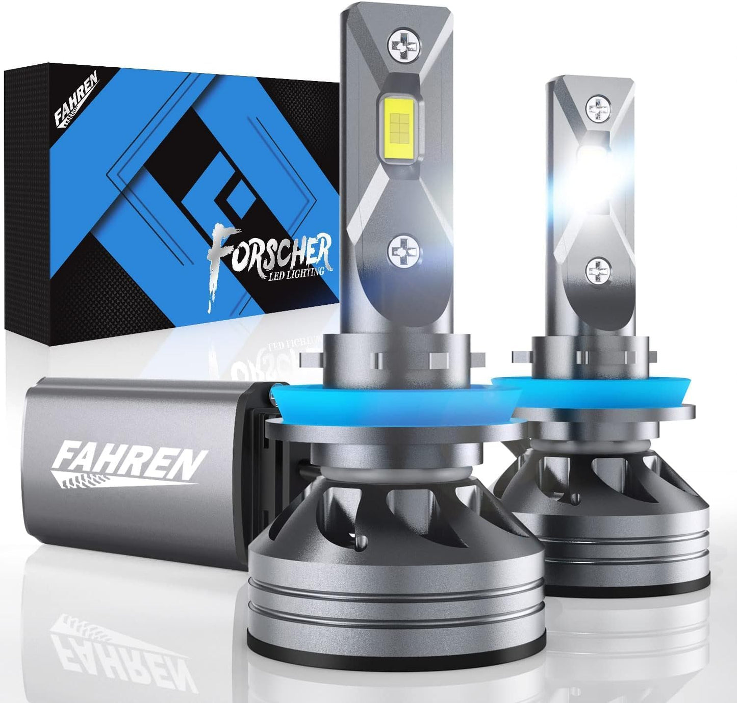 Super Bright H11 Fog Light Bulb 40000LM 6500K Cool White