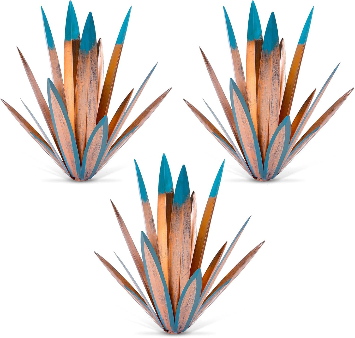Metal Tequila Country Sculpture for Unique Garden Decor