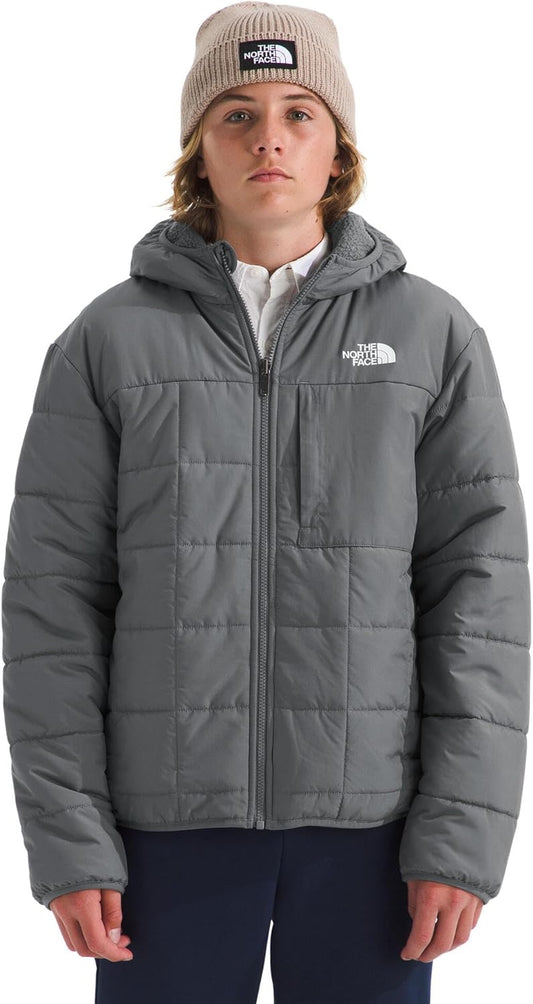 Boys' Reversible Shasta Full Zip Hooded Jacket for Winter Fun