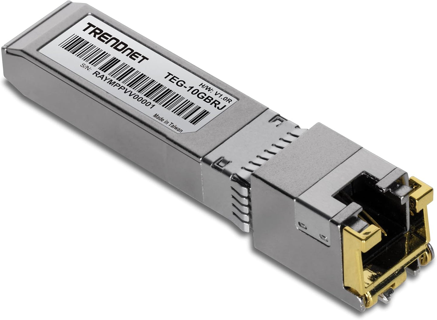 TRENDnet 10G RJ-45 Copper SFP+ Module for Multi-Gigabit Ports