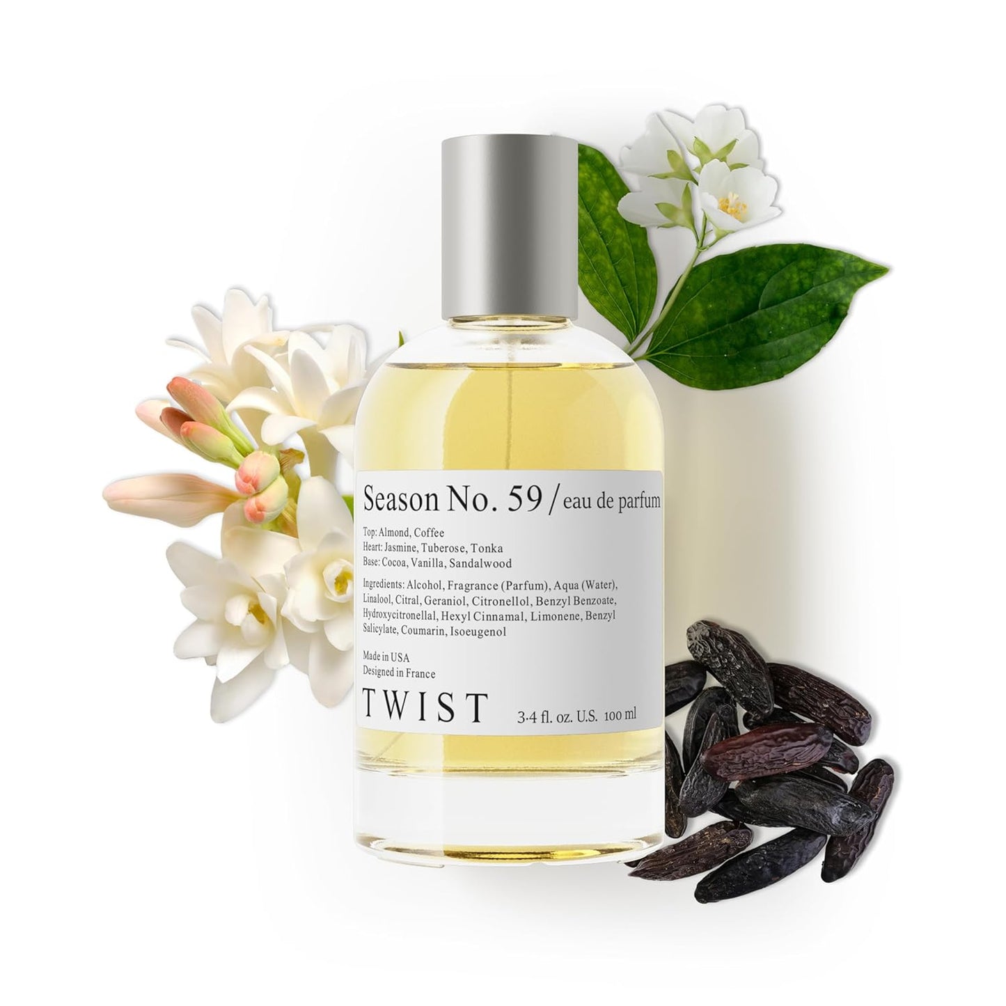 Twist Season No. 59 Eau De Parfum - Long Lasting Vegan Fragrance