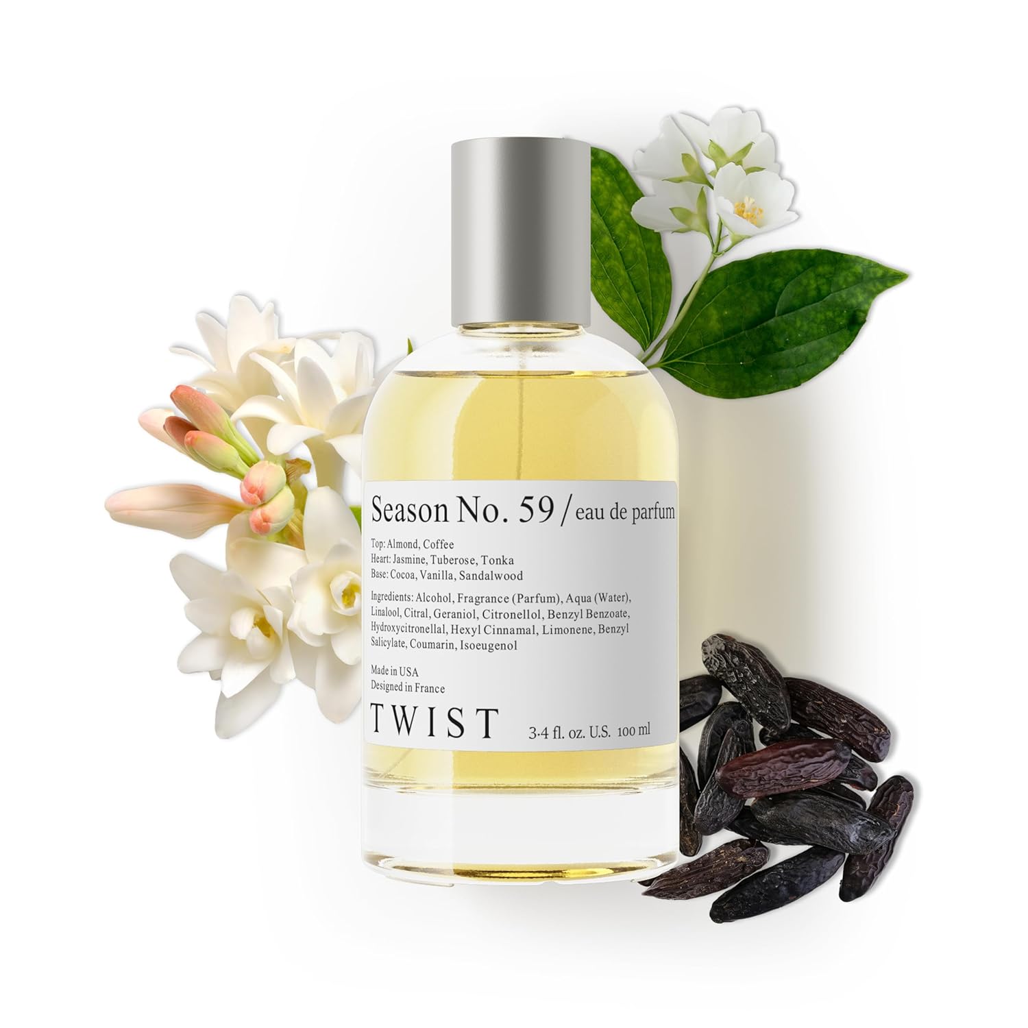 Twist Season No. 59 Eau De Parfum - Long Lasting Vegan Fragrance