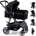 Baby Stroller 2-in-1 Reversible Toddler Seat with Lie-Flat Mode