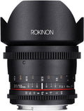 Rokinon DS10M-C 10mm T3.1 Cine Wide Angle Lens for Canon