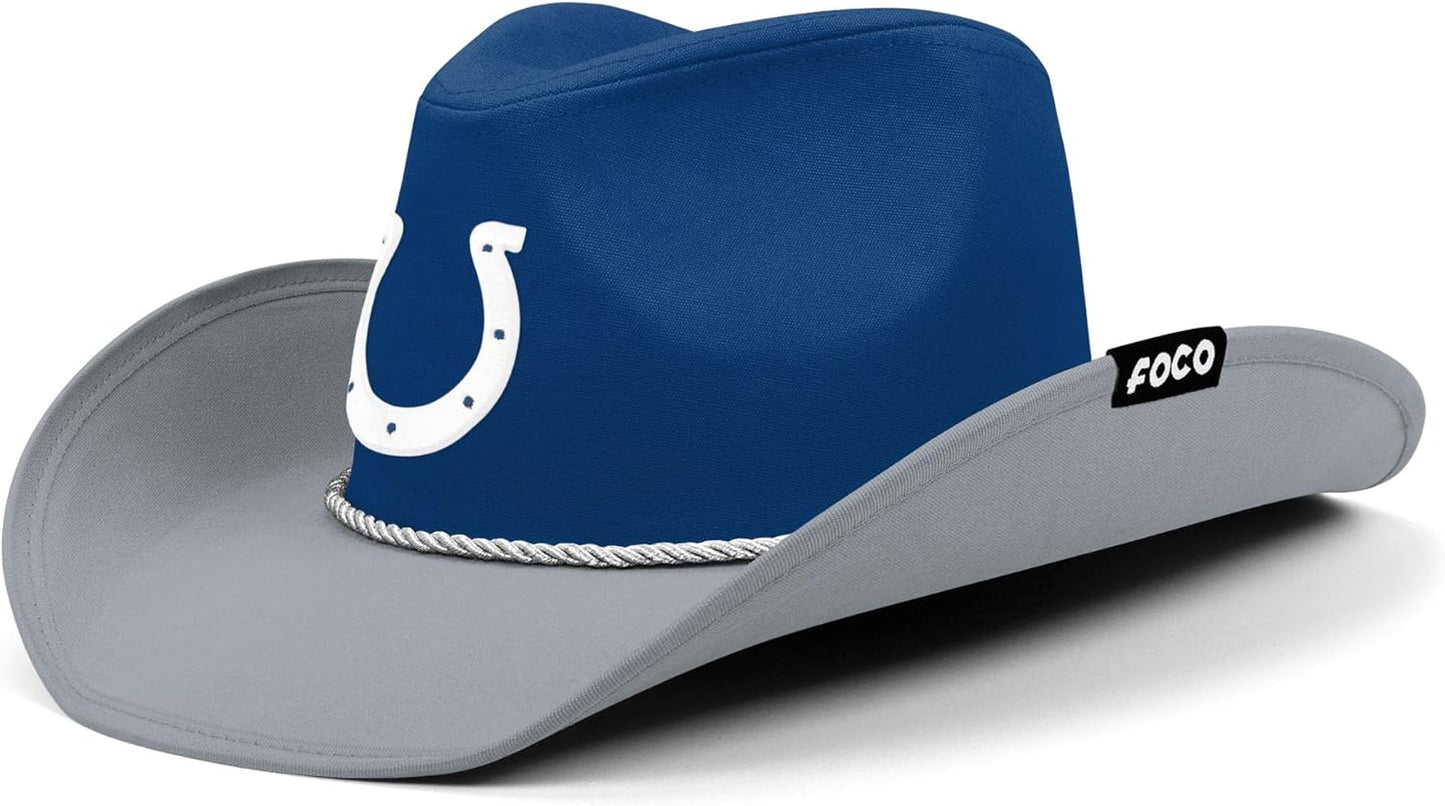 NFL Team Logo Two Tone Cowboy Hat for Stylish Fans