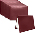 12 PCS Smooth Diploma Certificate Cover 8 1/2ft x 11ft Maroon