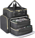 Nail Polish Organizer Case Holds 96 to 100+ Bottles - Travel Ready