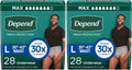 Depend Fresh Protection Adult Incontinence Underwear for Men