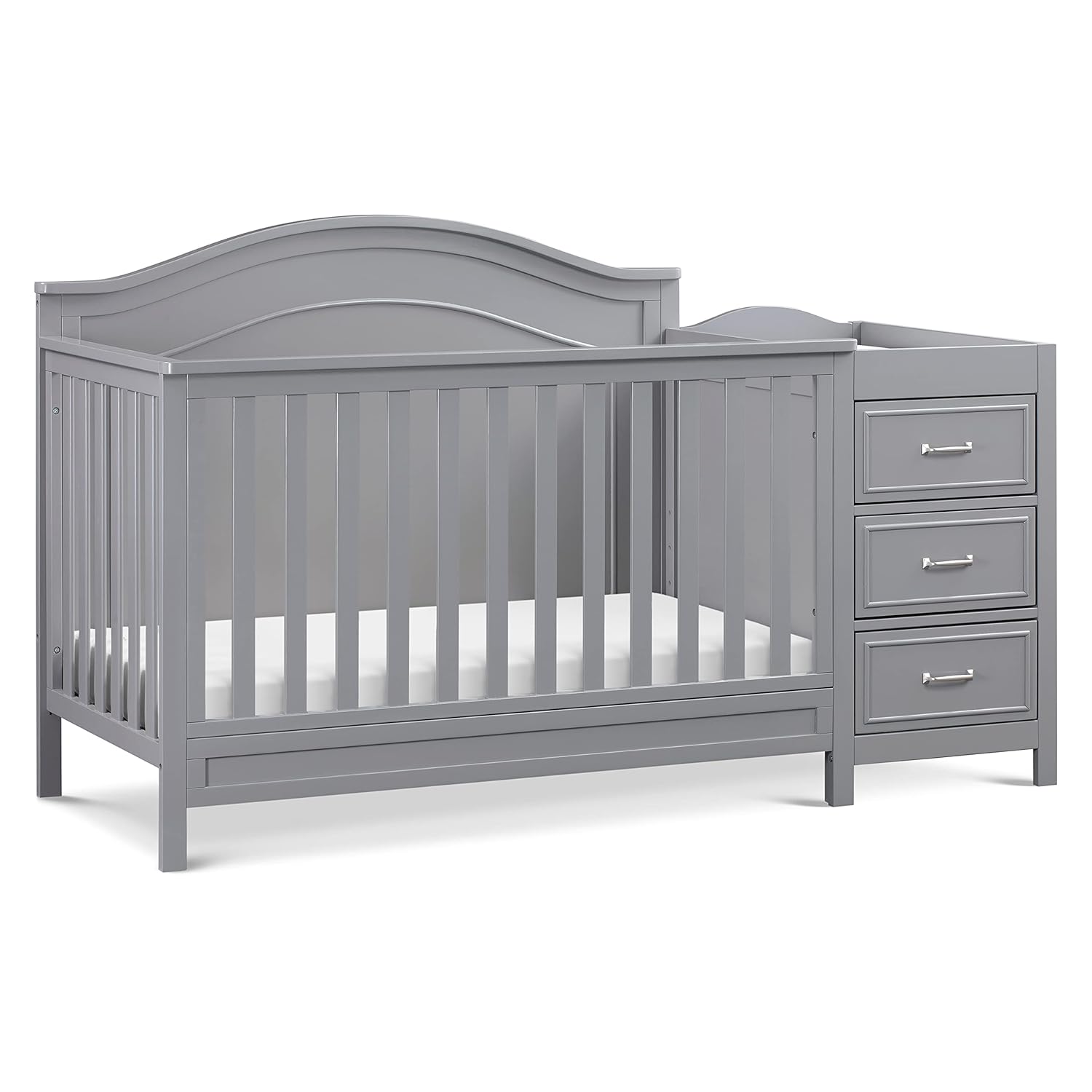 DaVinci Charlie 4-in-1 Convertible Baby Crib with Changing Table