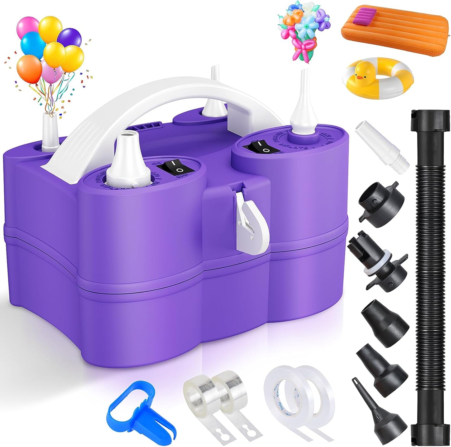 Electric Balloon Pump - 3-in-1 Fast Inflator for Events