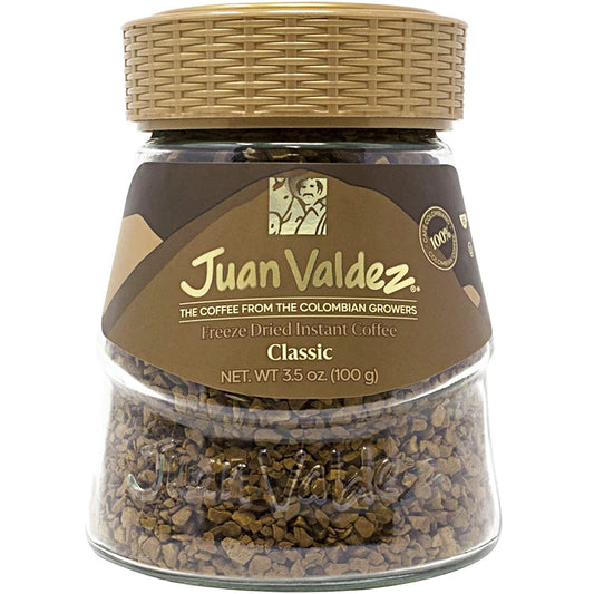 Premium Juan Valdez Freeze Dried Coffee - Classic Colombian Flavor!